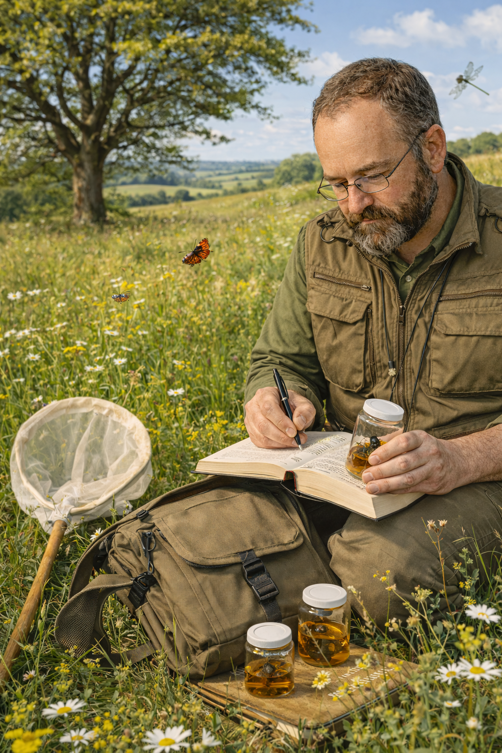 Logging specimens collected in the field for future scientific value - Practical Field Entomology.