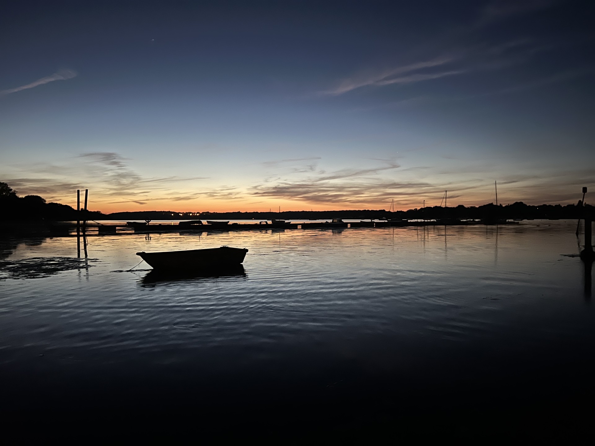 Twilight from Pin Mill Suffolk.