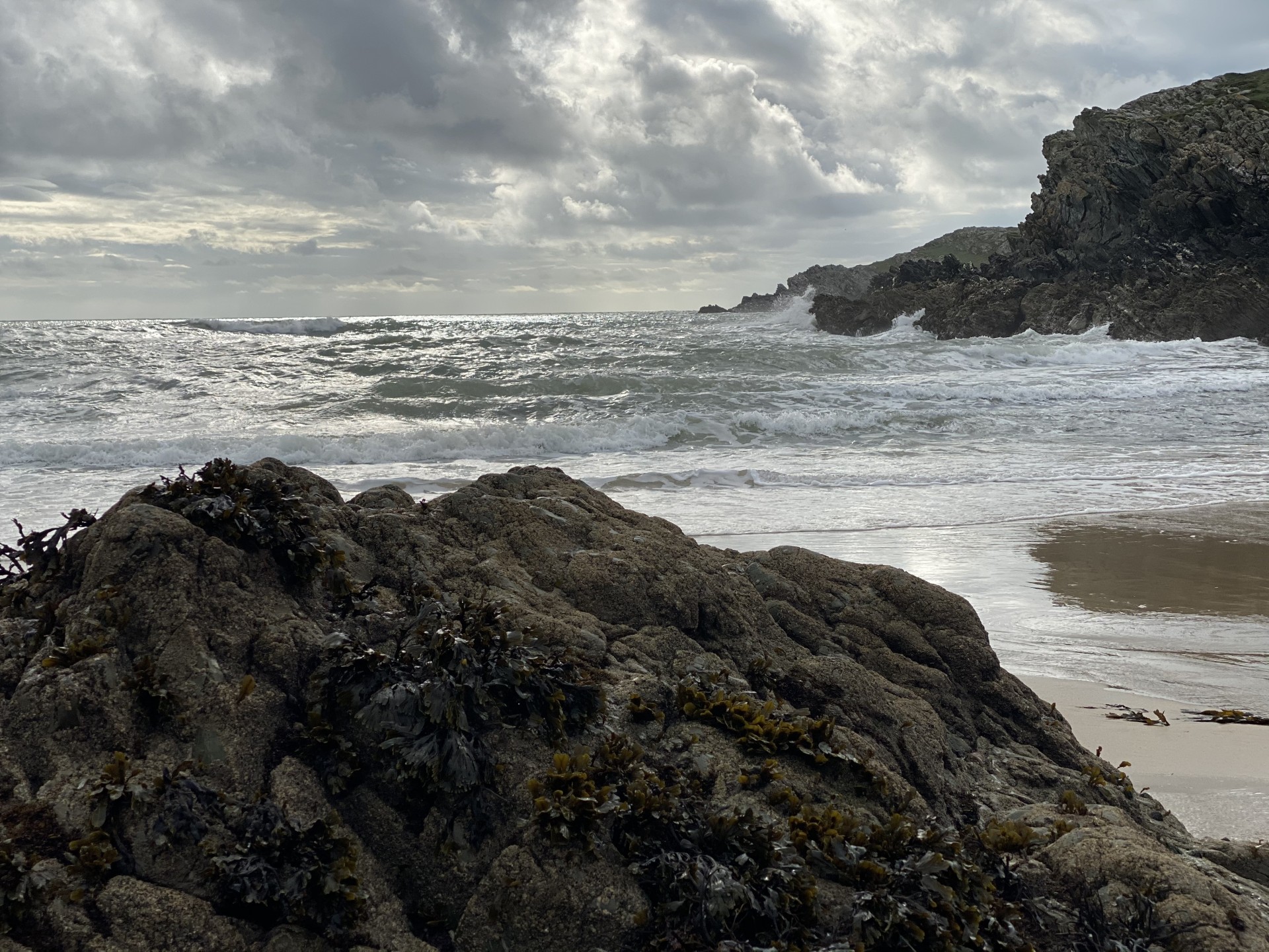 Rough seas in the UK.