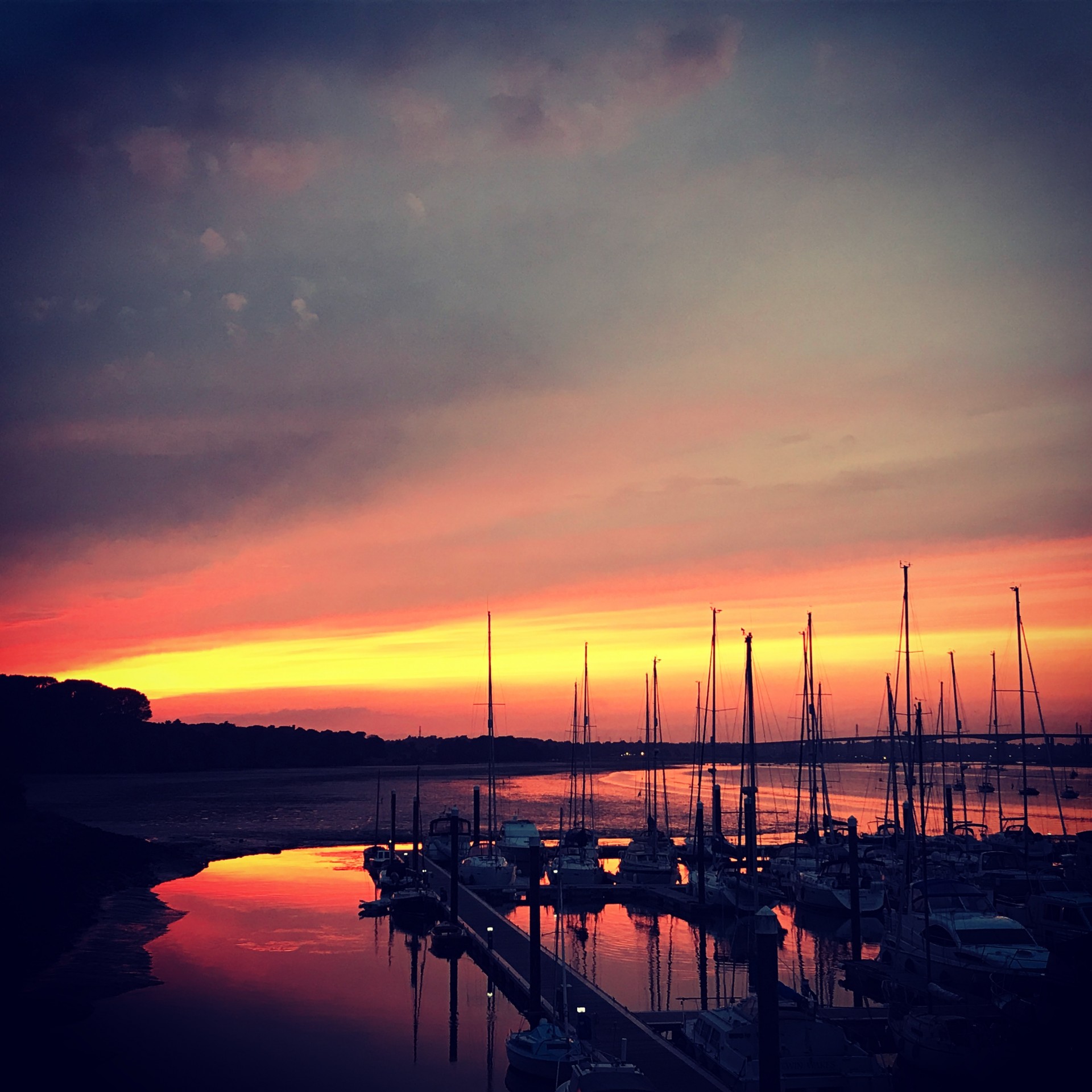 Sunset on the Orwell Estuary