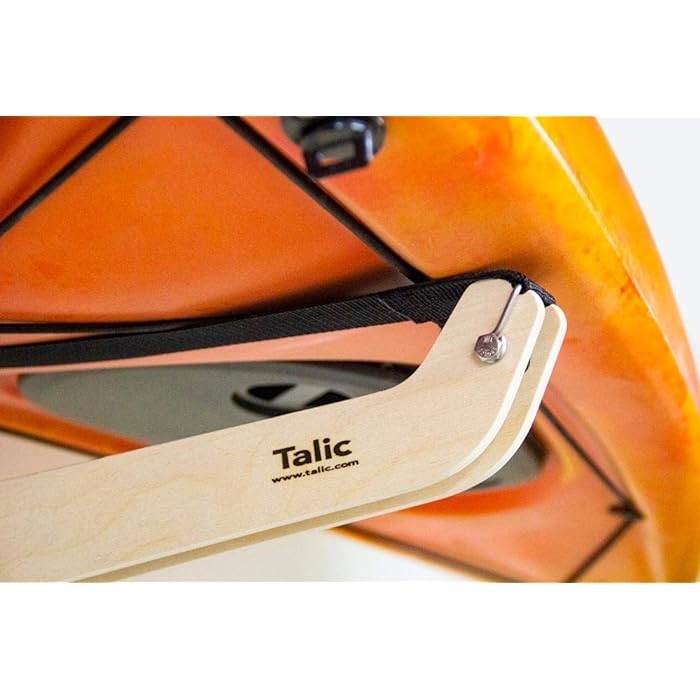 Talic Condo wall mounted kayak storage with NOMAD Sea Kayaking.