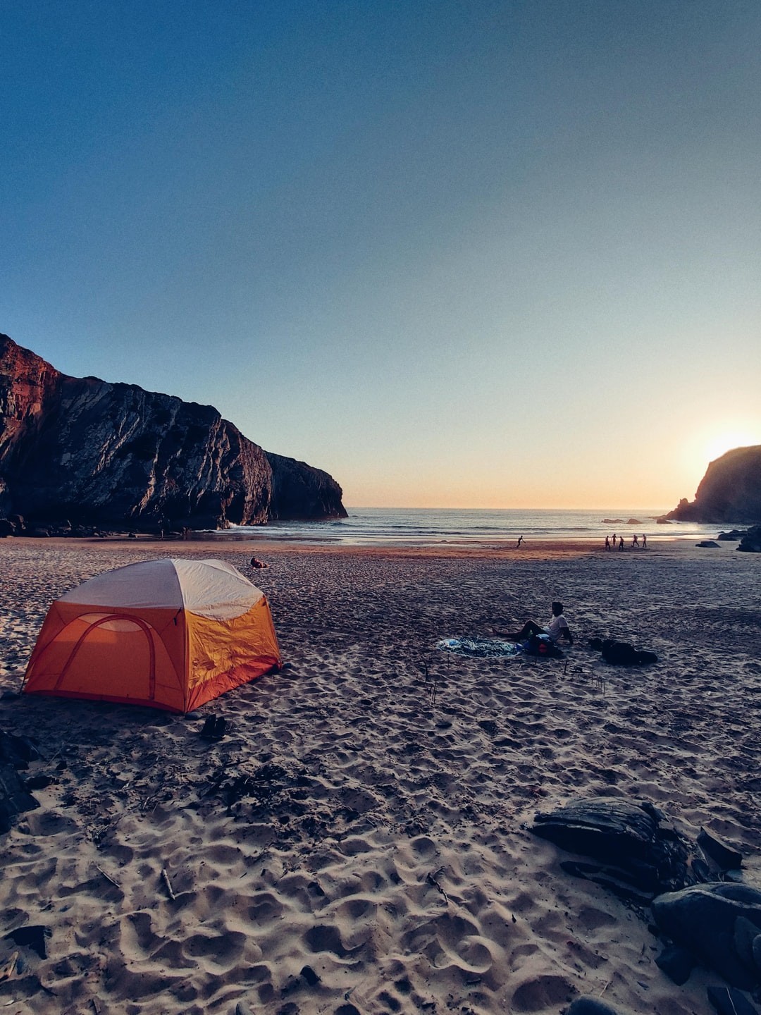 Wild camping beach sea kayaking trips