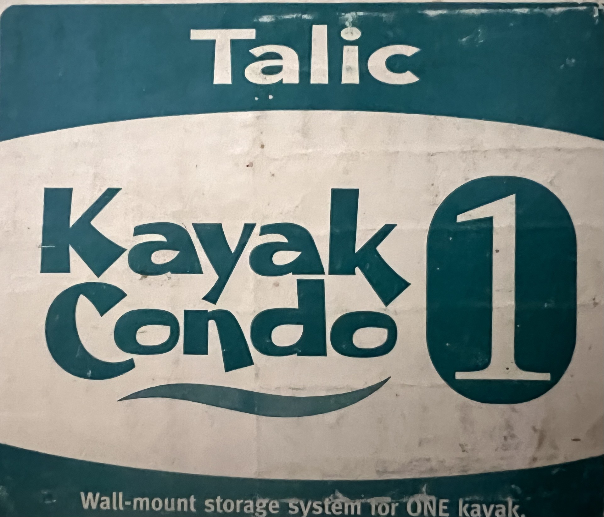 Talic Condo kayak storage.