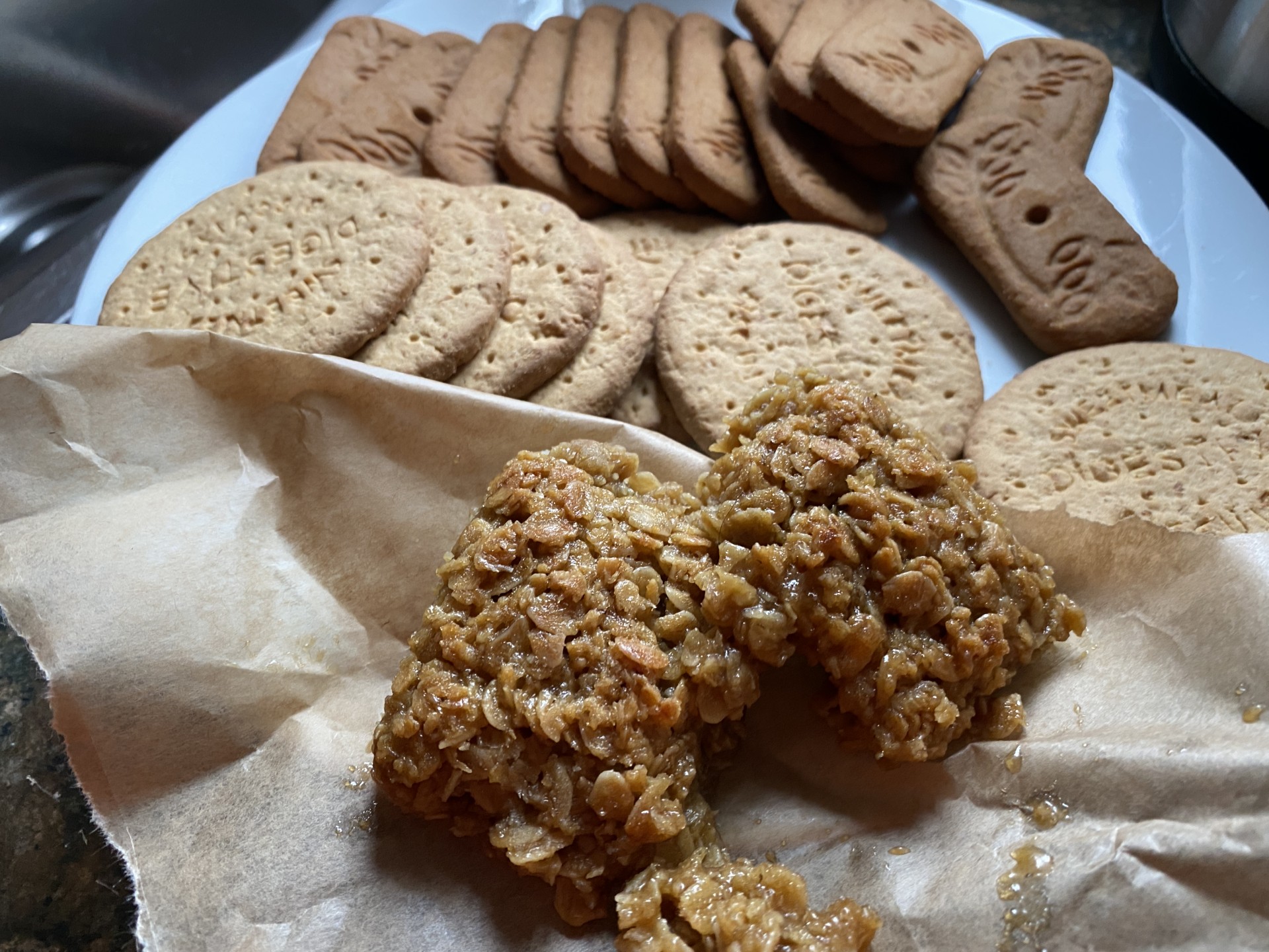 Vegan biscuits and flapjacks