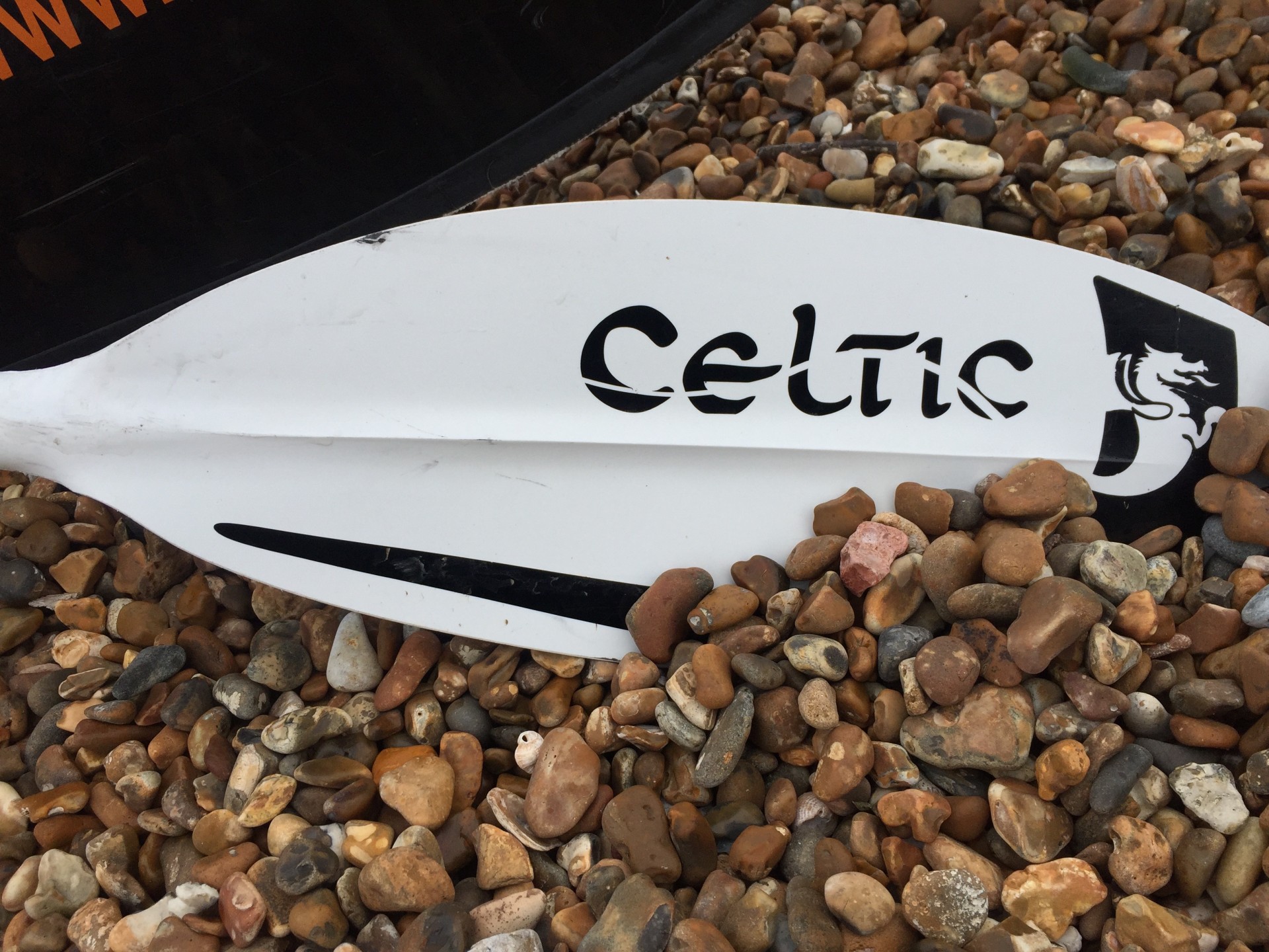 Celtic paddle in the shingle with NOMAD Sea Kayaking.