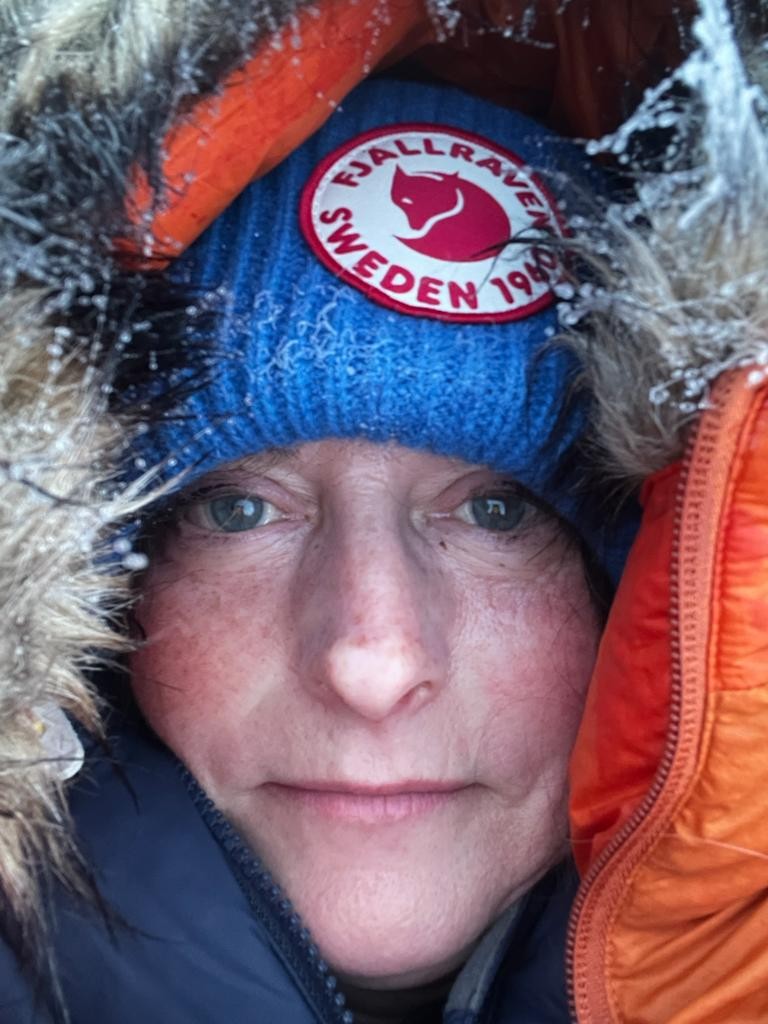 Rebecca Finch, wife, mother, business owner & Fjallraven Polar expeditionist with NOMAD Sea Kayaking.