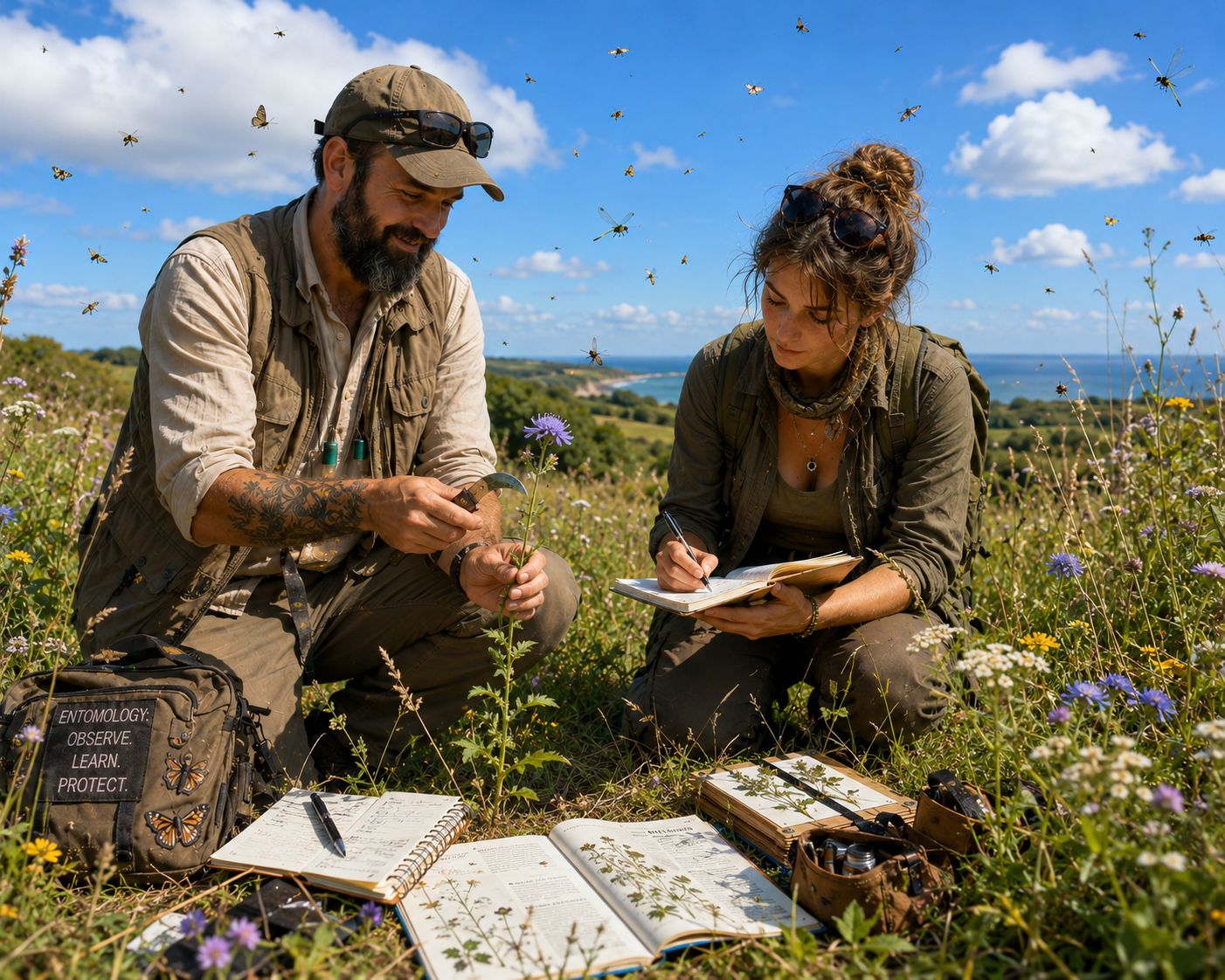 Entomology courses 1 and 2 day courses in Suffolk with NOMAD Outdoor Learning.