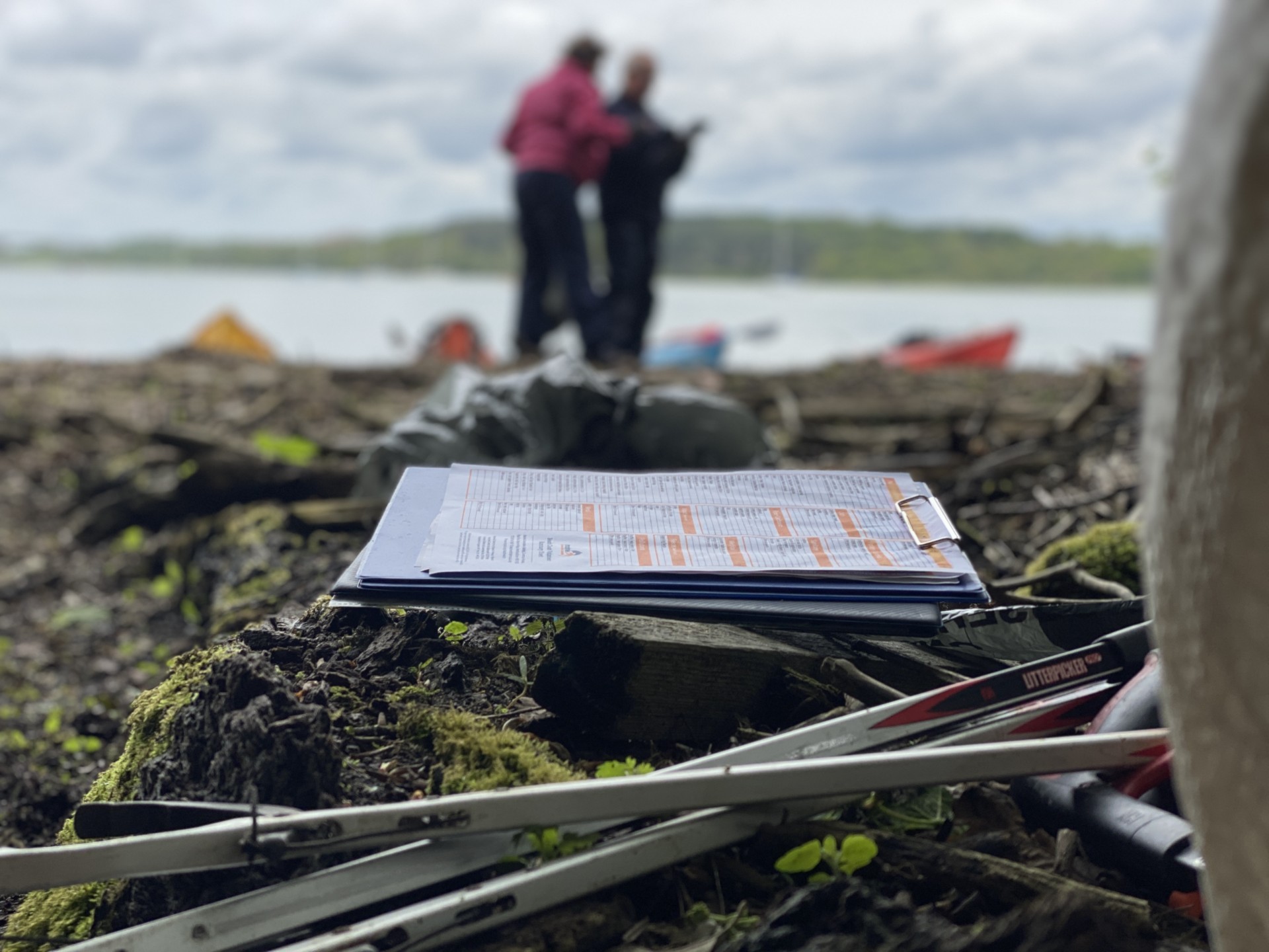 Data sheets for recording refuse collected.