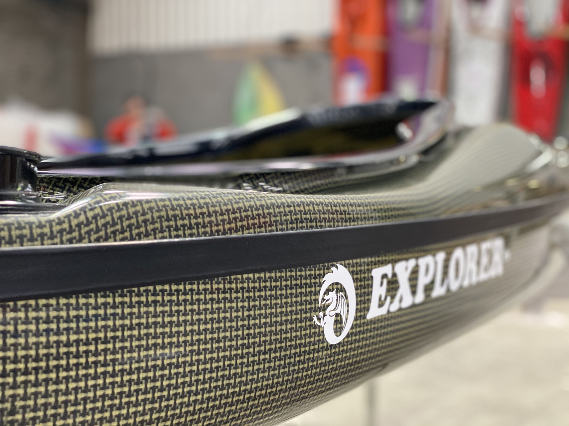 Explorer high volume carbon composite sea kayak.