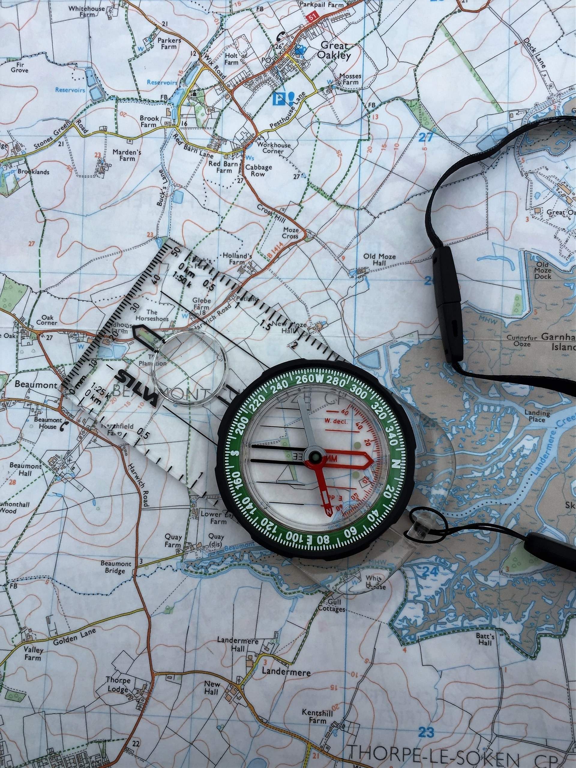 Keep it simple and stick to the basics when using a compass and map