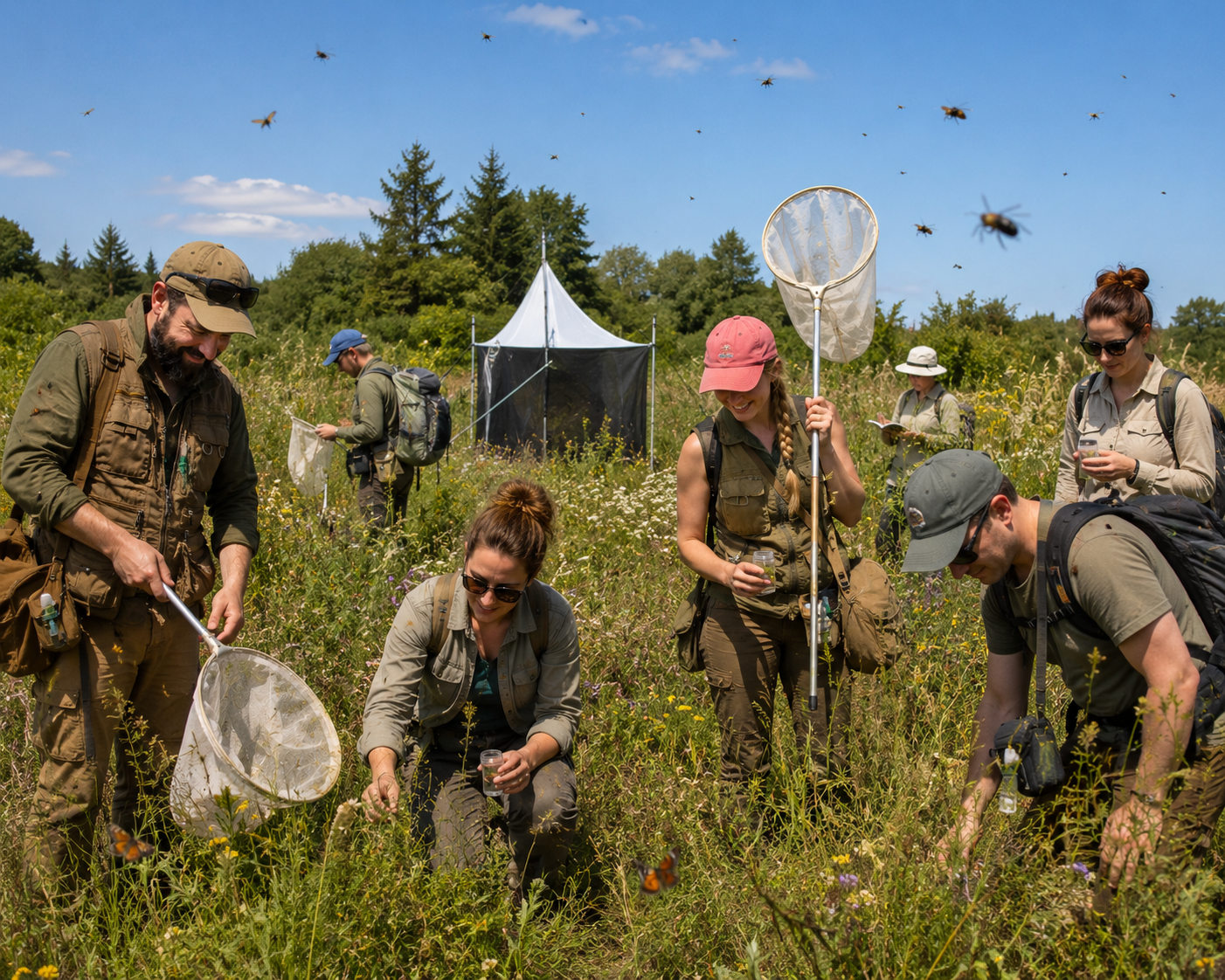 Entomology Club with NOMAD Outdoor Learning in Suffolk, UK.