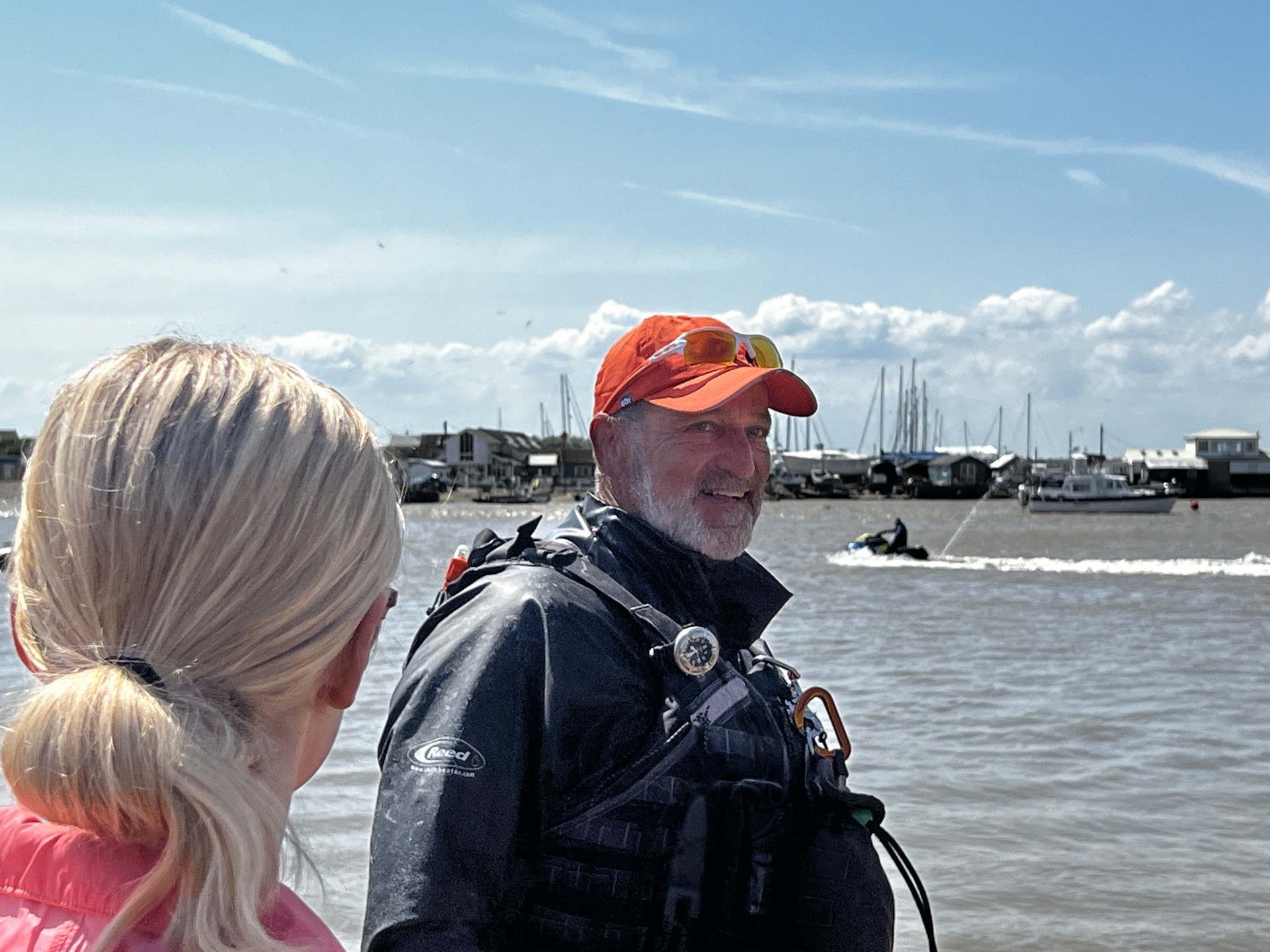 A sunny day in Suffolk with NOMAD Sea Kayaking.