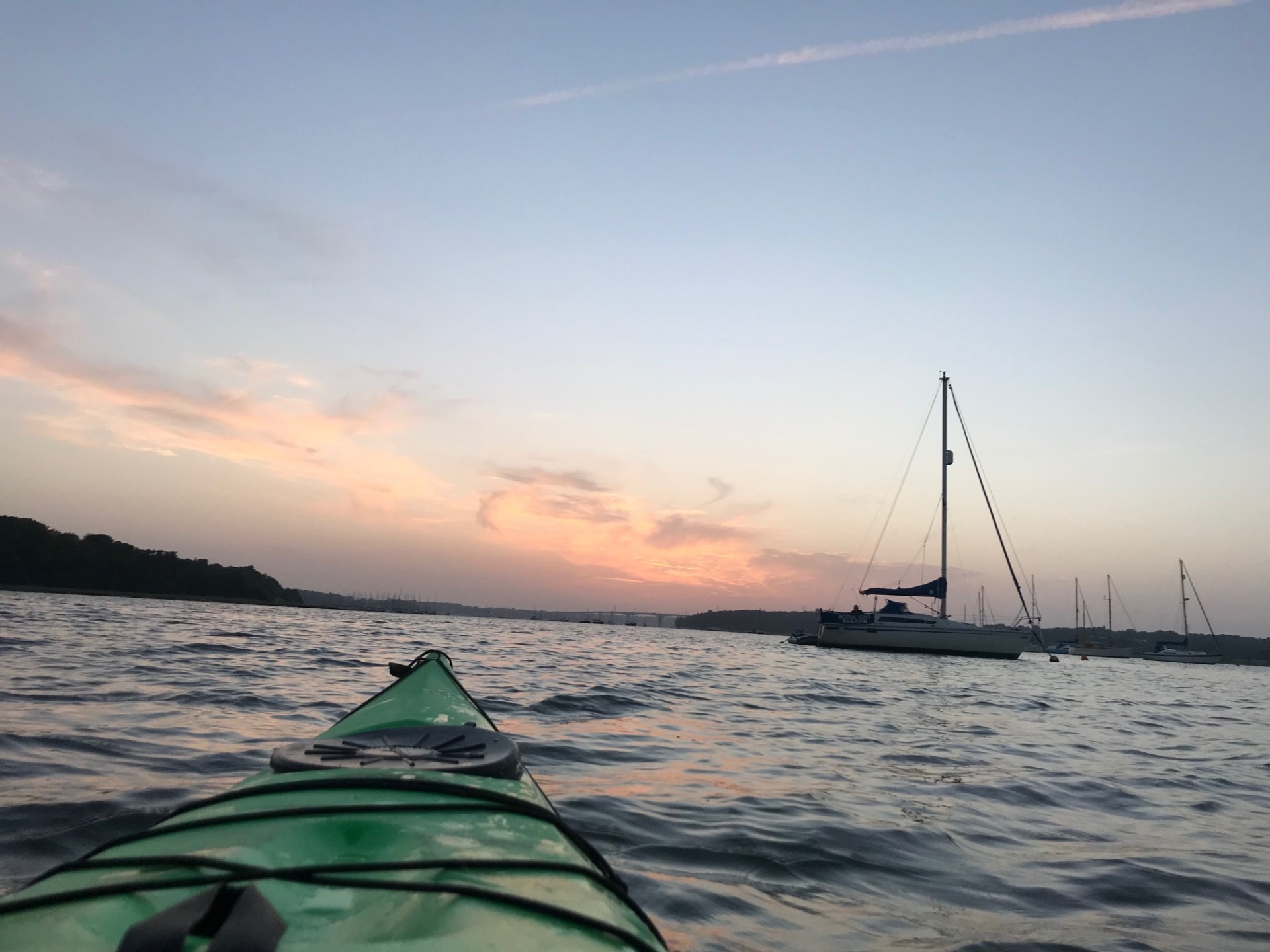 Early twilight on the Orwell estuary.