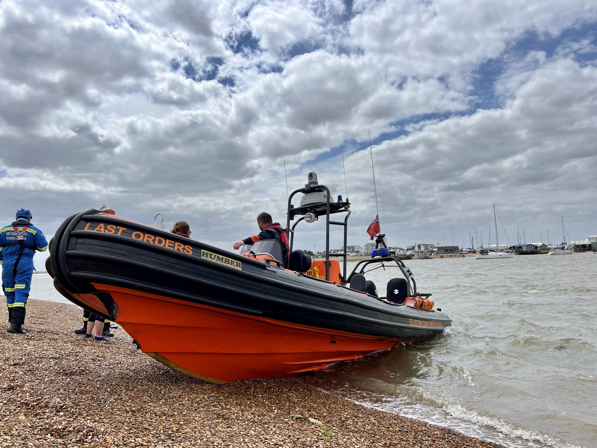 /storage/Felixstowe Coast Patrol & Rescue rigid inflatable boat.