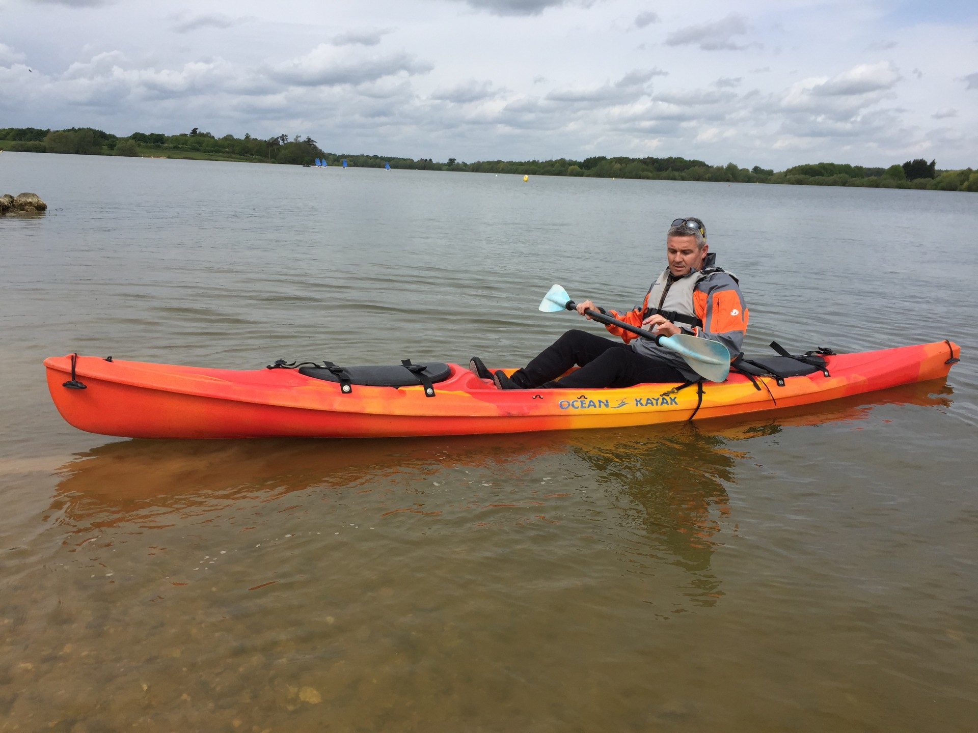 Ocean Kayak sit-on-top kayaks for day kayaking trips.