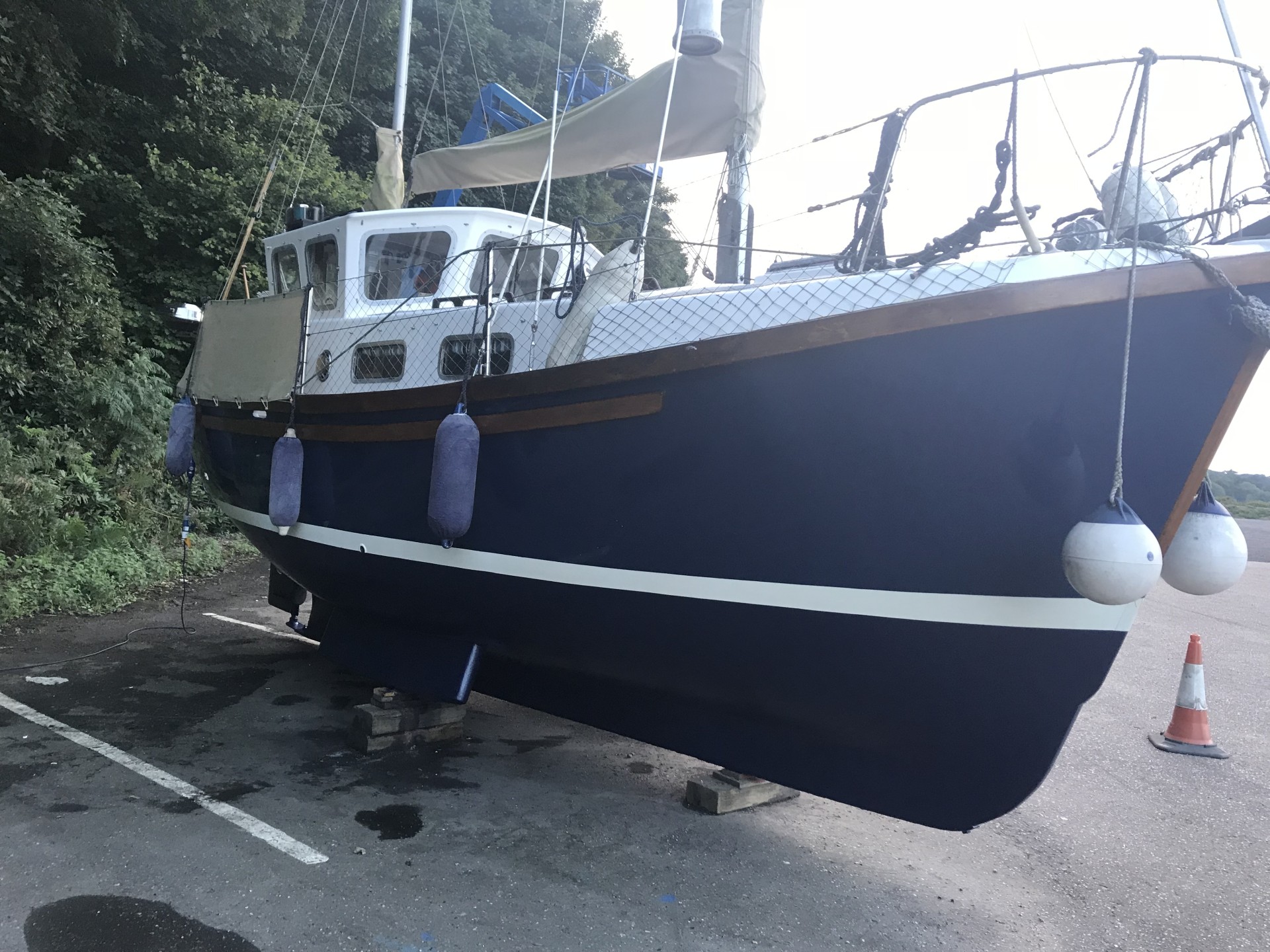 Colvic Watson 27 Foot Ketch Motor Sailing boat for sale.