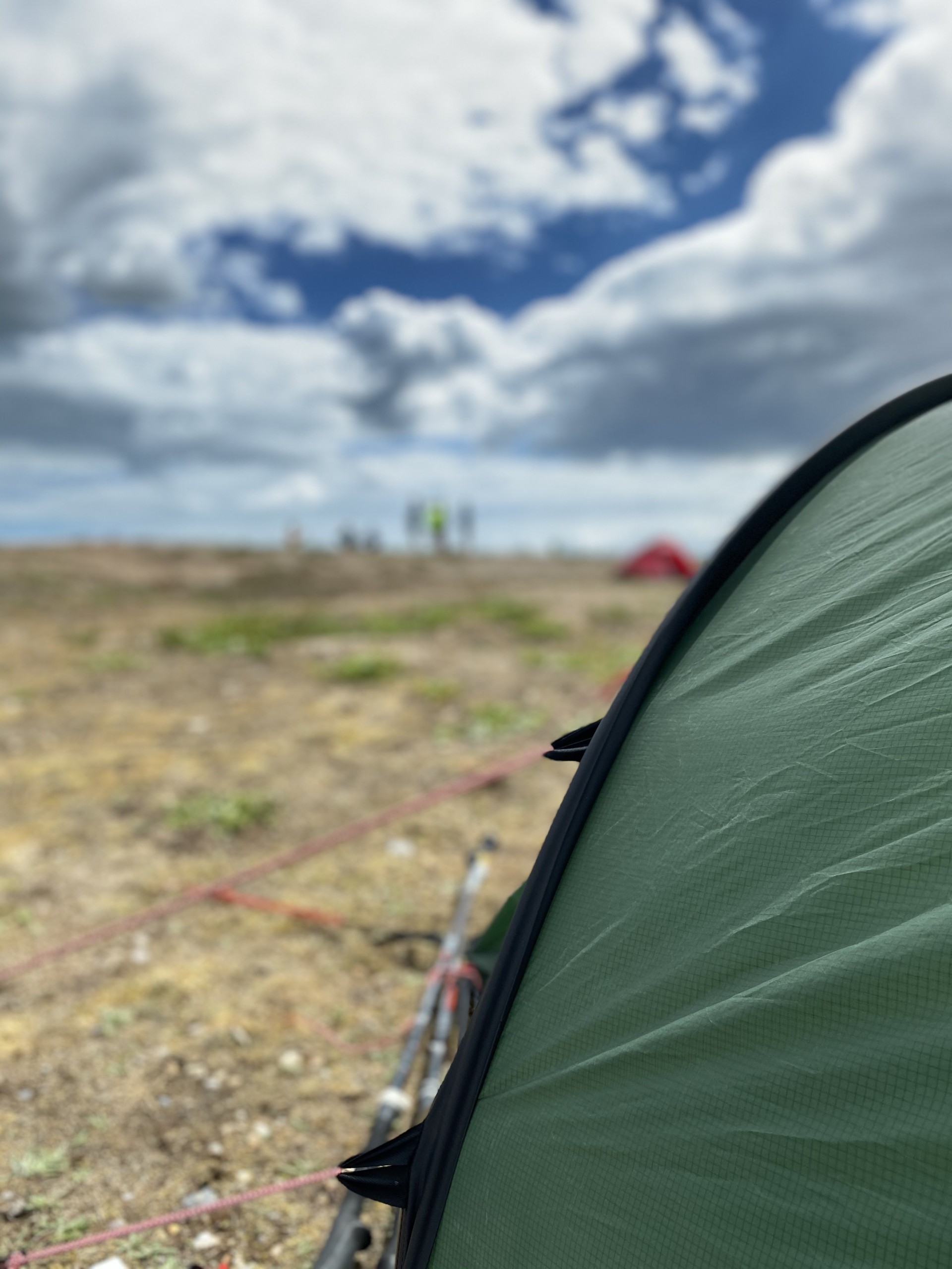 Wild camping tents, Suffolk kayaking and wild camping trip.