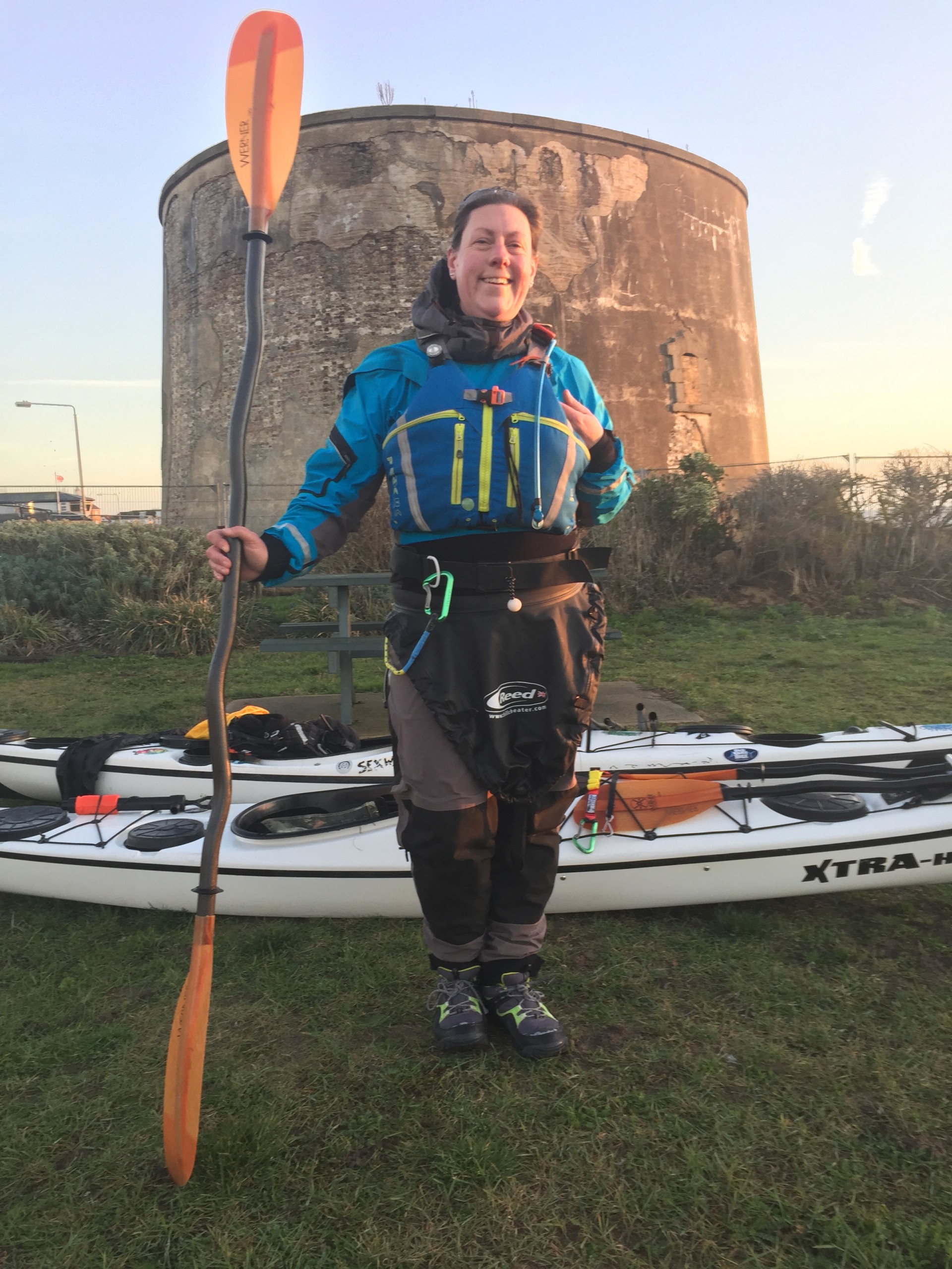 Female sea kayaking guide for our exclusive ladies only events.