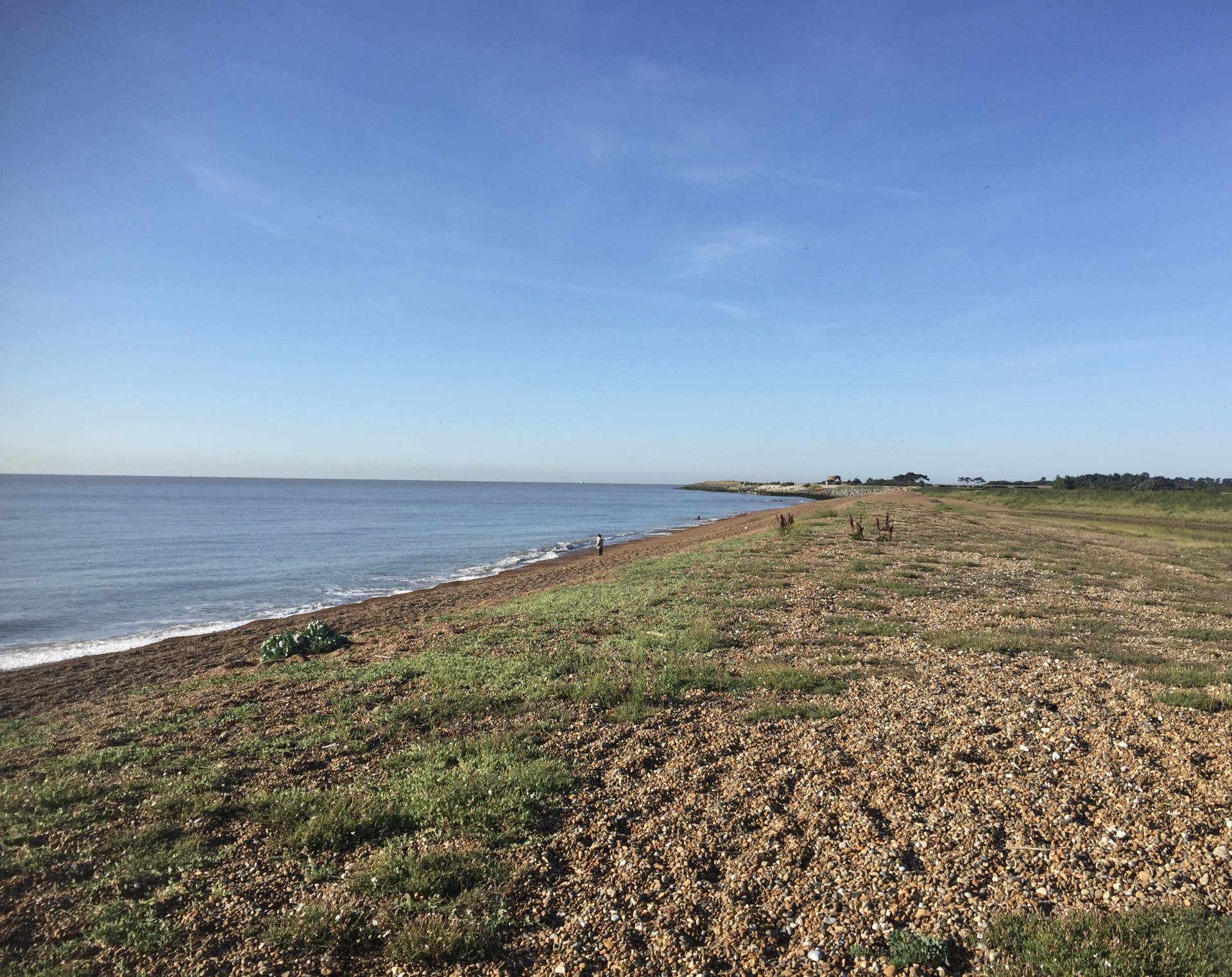 The beautiful open coastline of Suffolk.