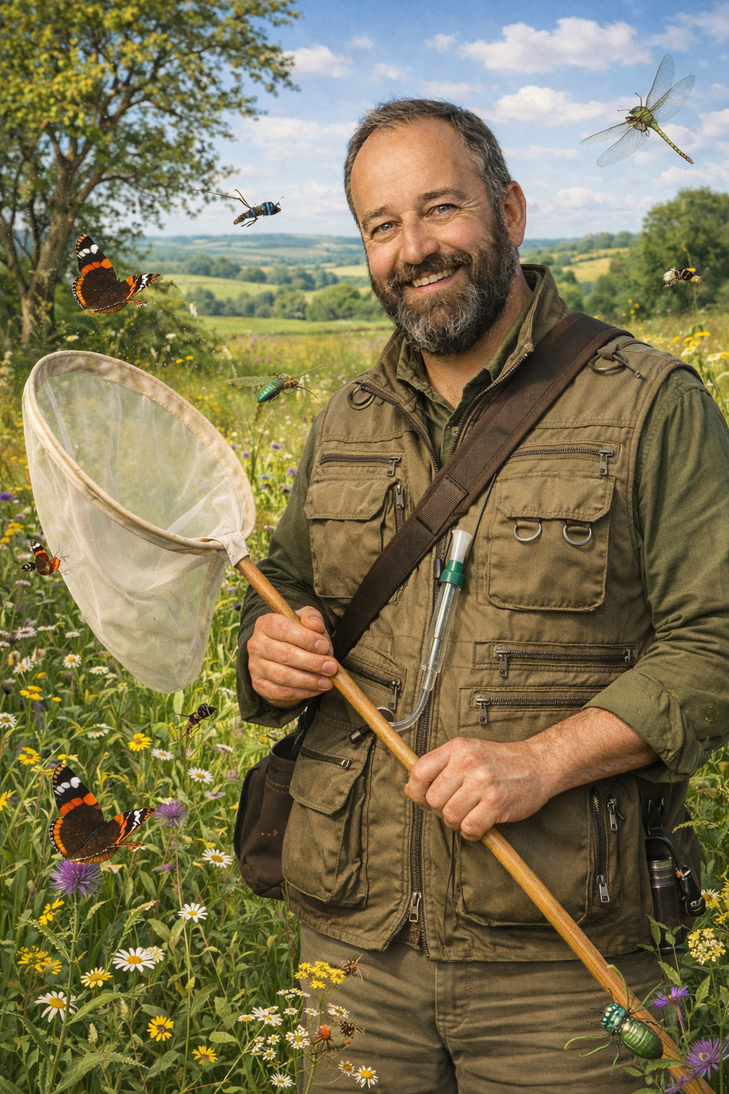 Entomologist & tutor Kurt hosting The Complete Entomology Training Pathway with NOMAD Sea Kayaking.