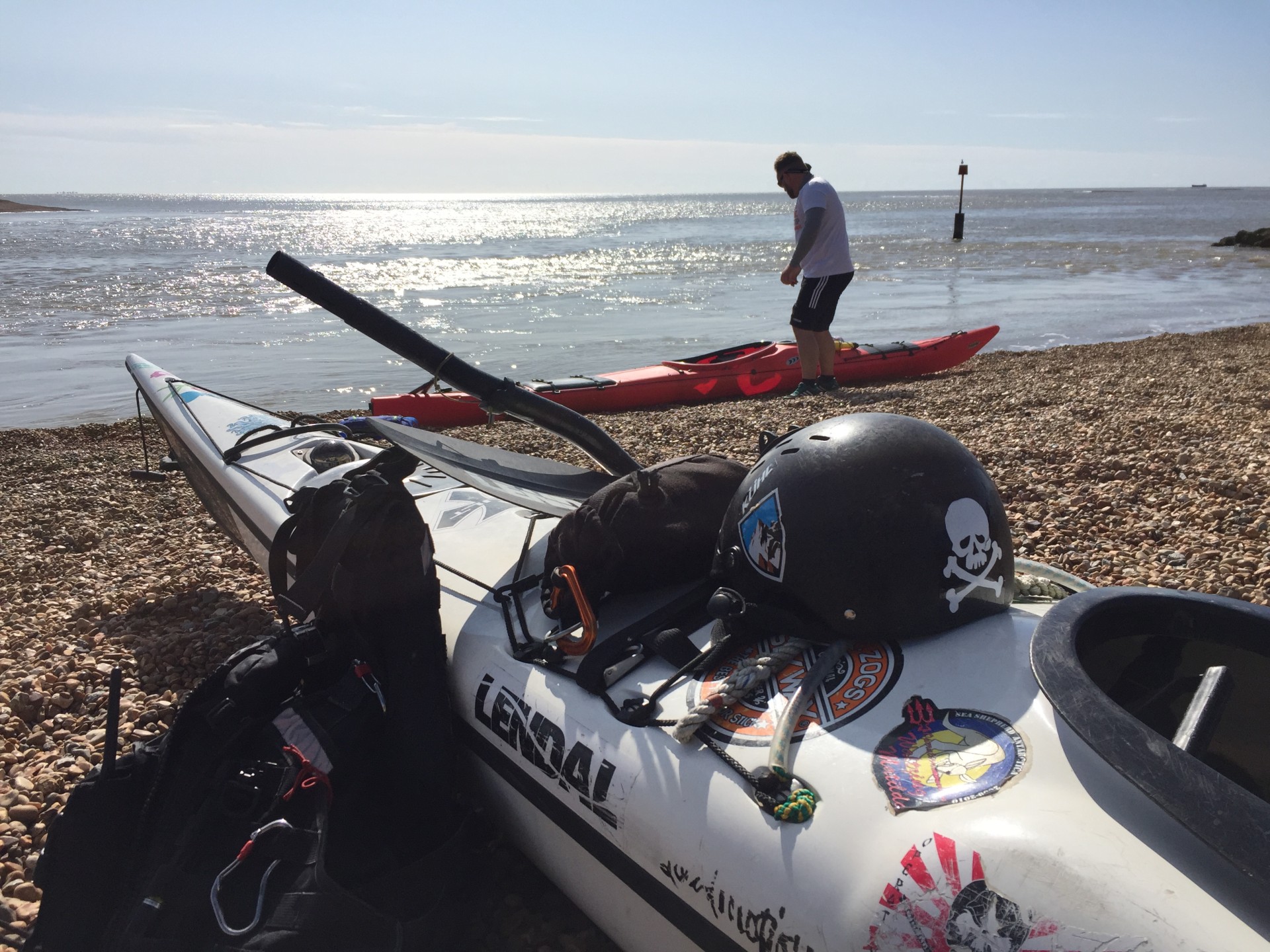 Winter sea kayaking with NOMAD Sea Kayaking.