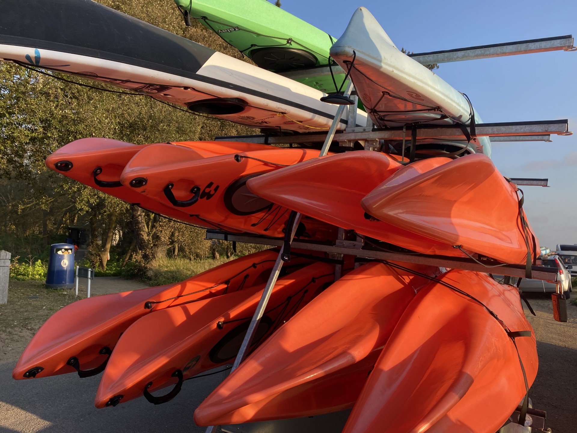 Canoe & Kayak Trailer x12 with NOMAD Sea Kayaking.