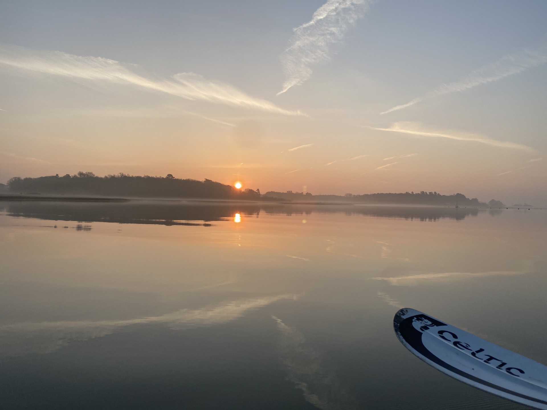 Sunrise from the Deben Estuary.